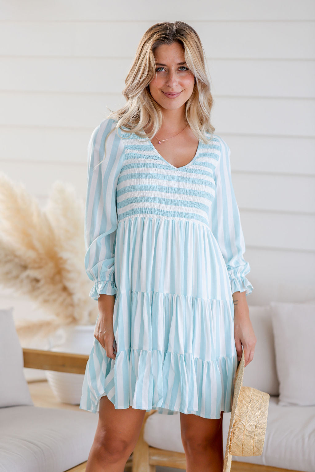 Audrey Dress - Seaside Teal