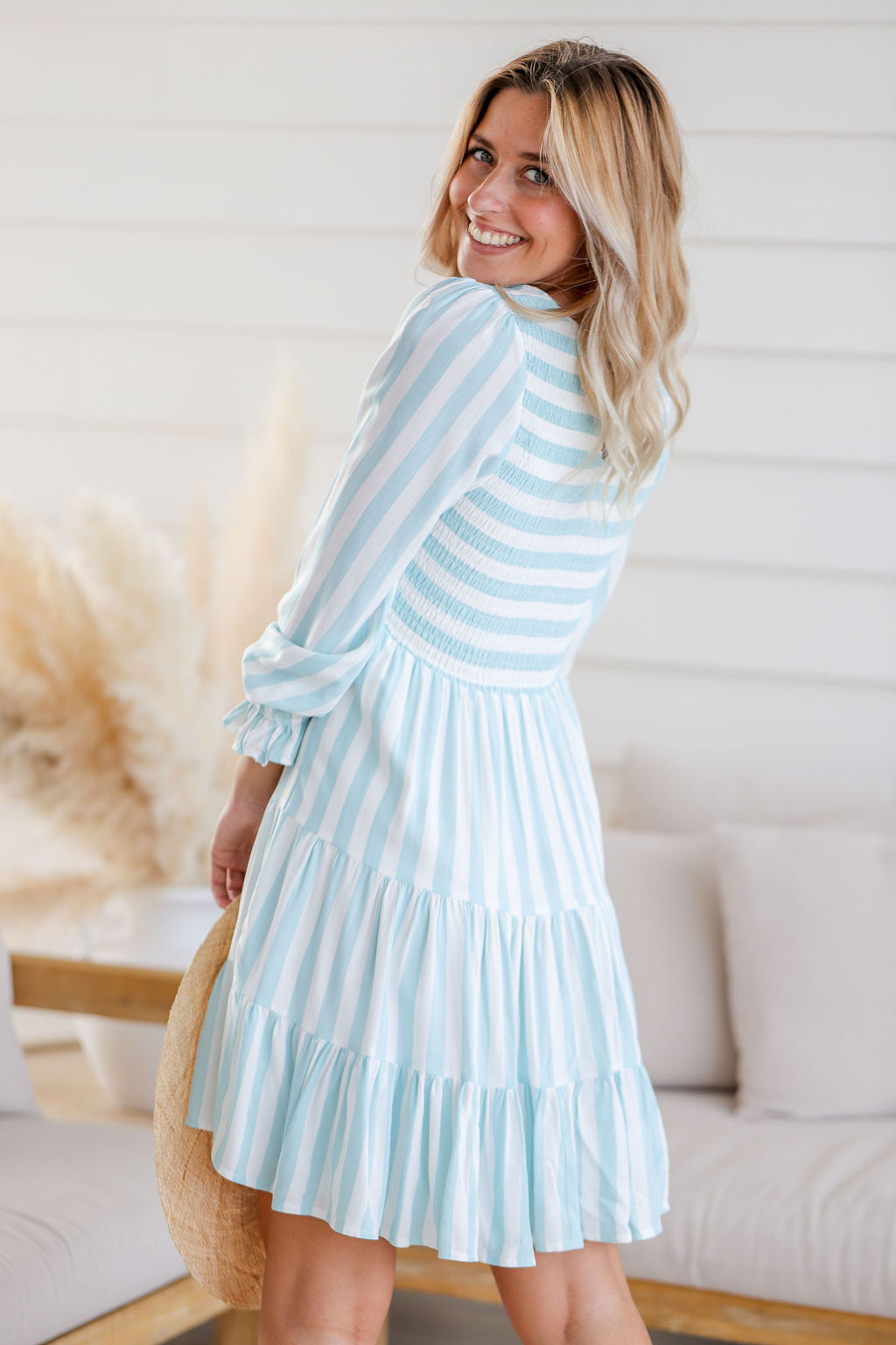 Audrey Dress - Seaside Teal