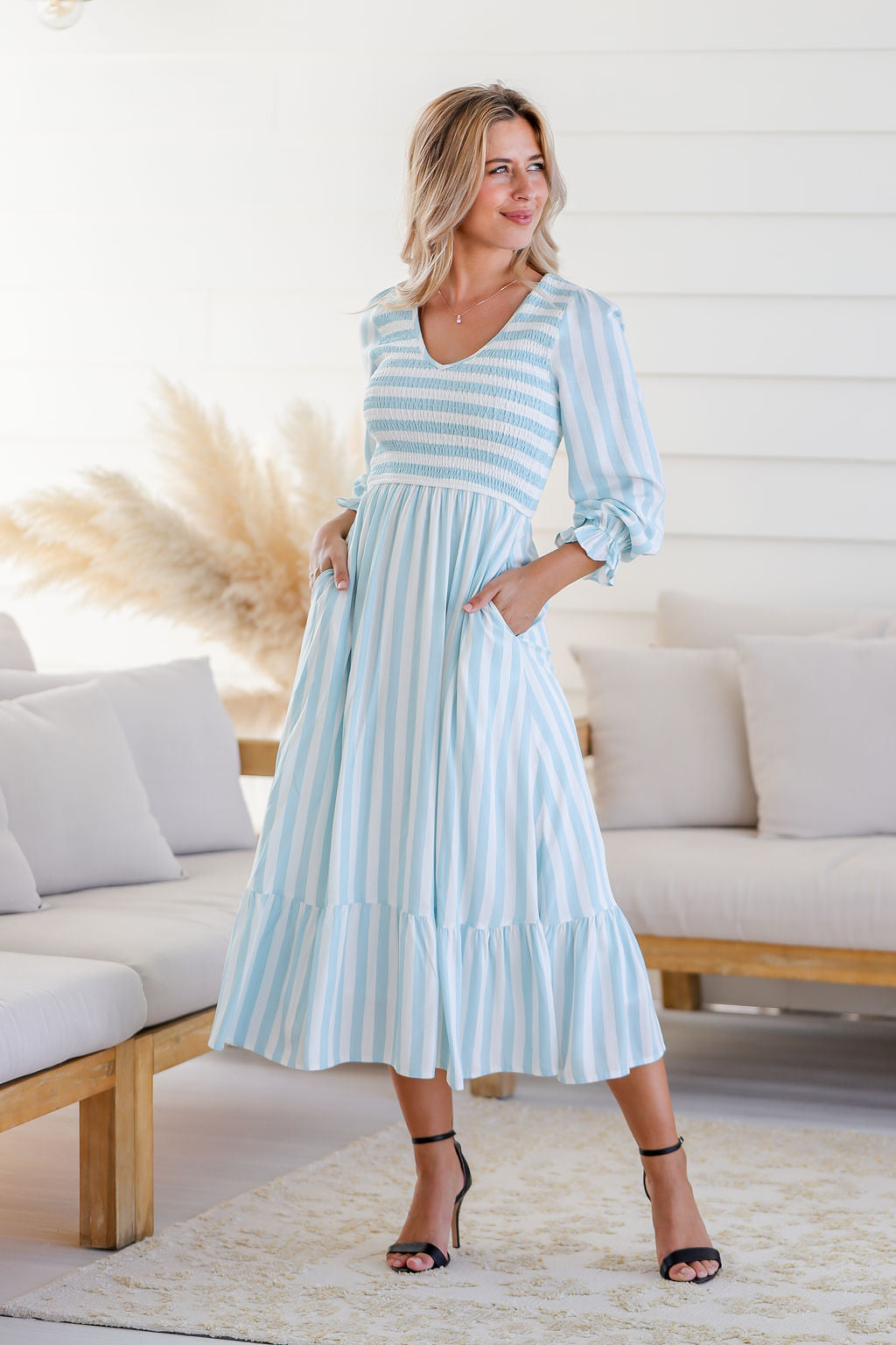 Parker Dress -  Seaside Teal