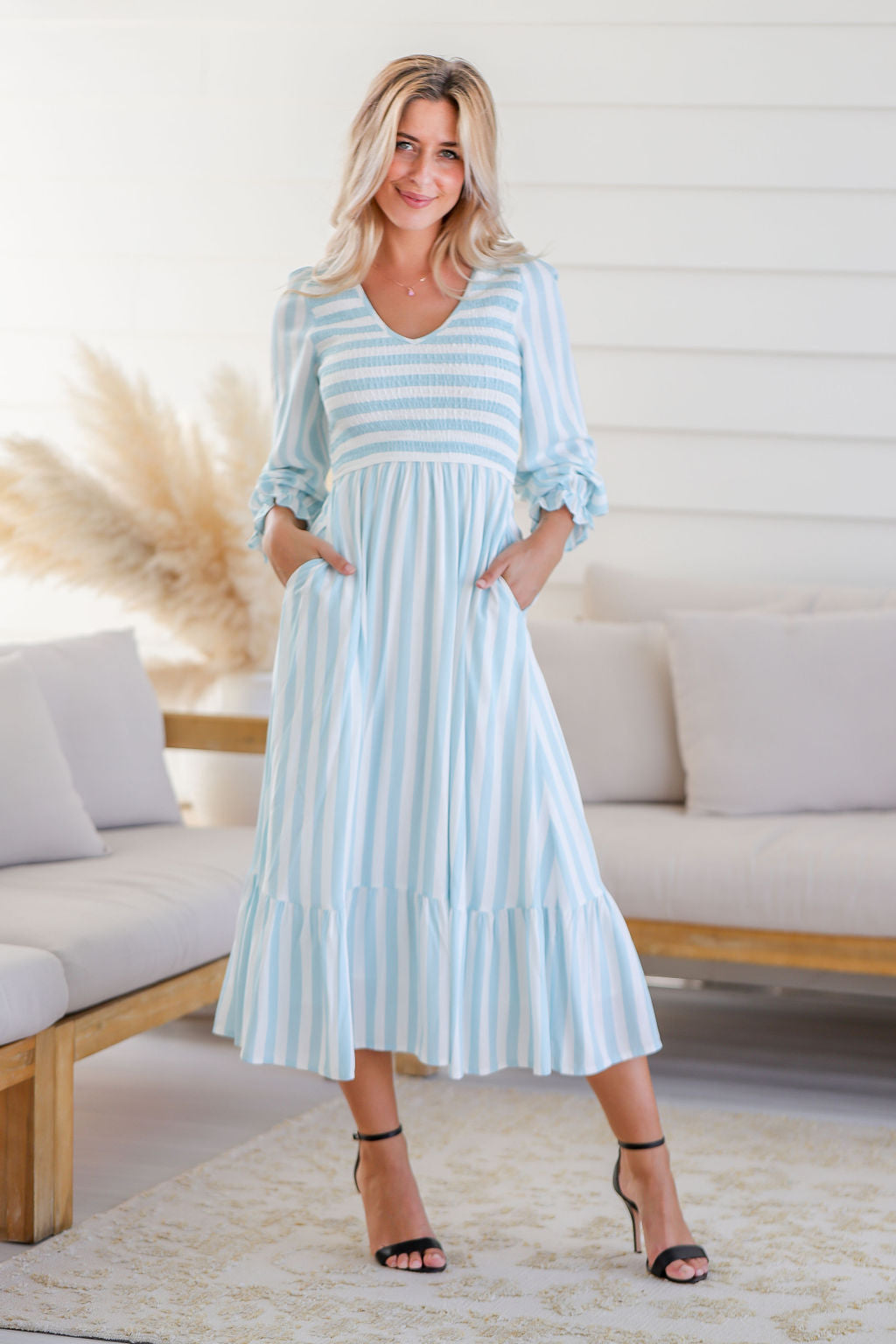 Parker Dress -  Seaside Teal