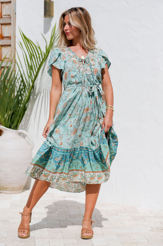 Enya Dress - Mint