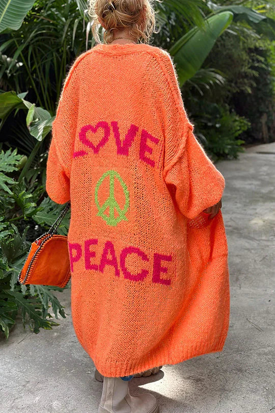 Ivyshape | Peace Stylish Cardigan