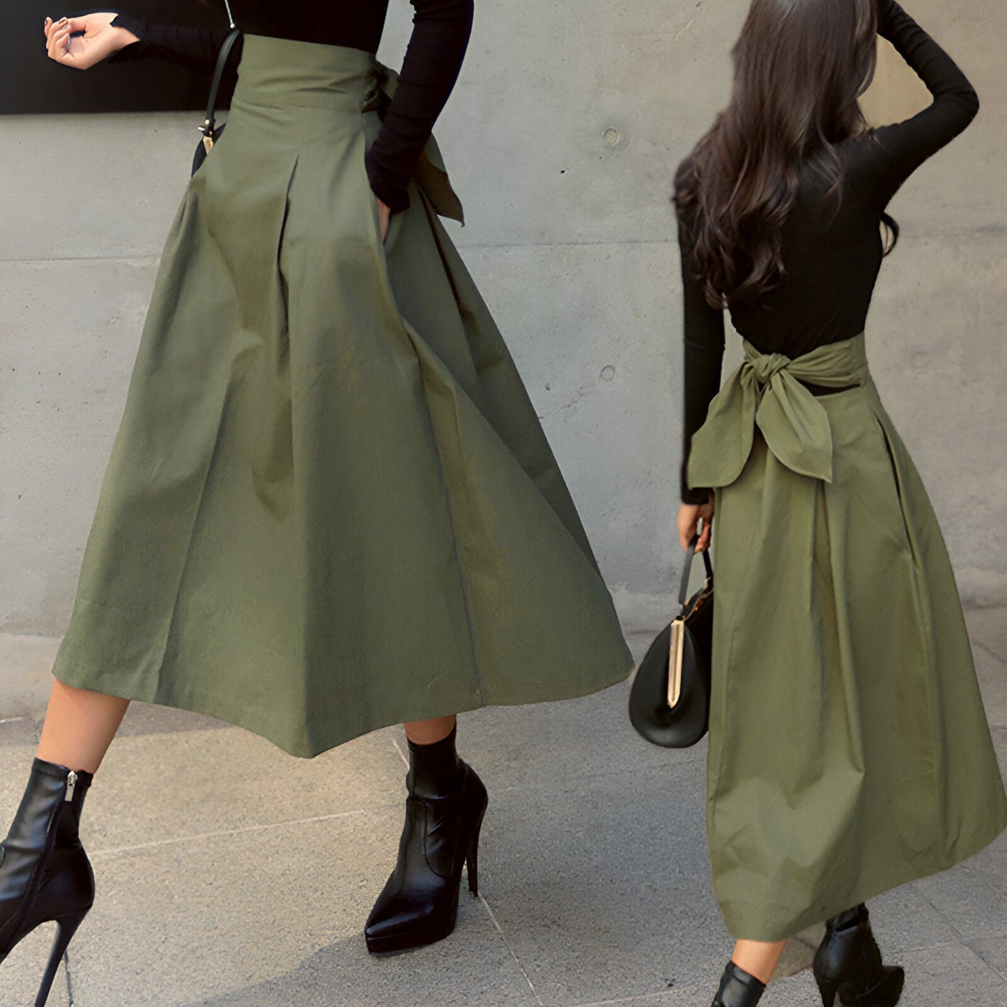 Ivyshape | Women's Korean Fashion Long Skirt