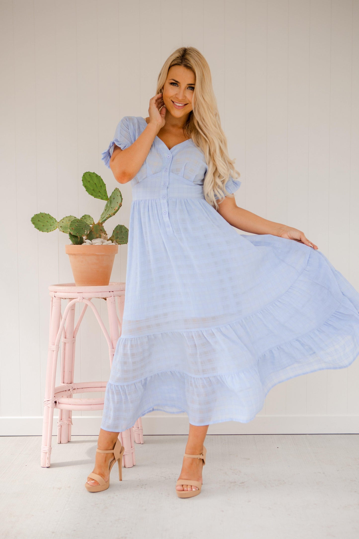 Luisa Dress - Baby Blue