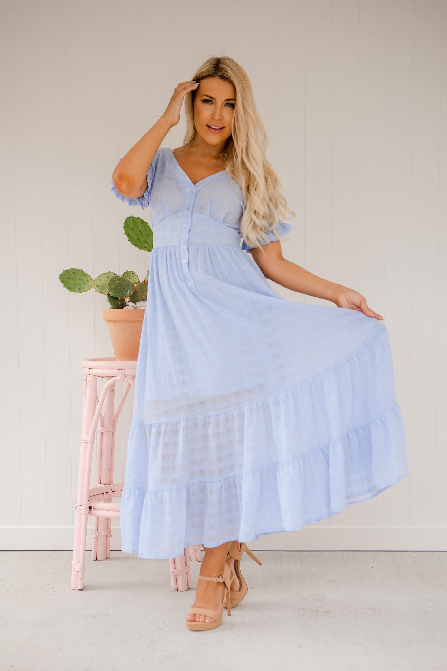 Luisa Dress - Baby Blue