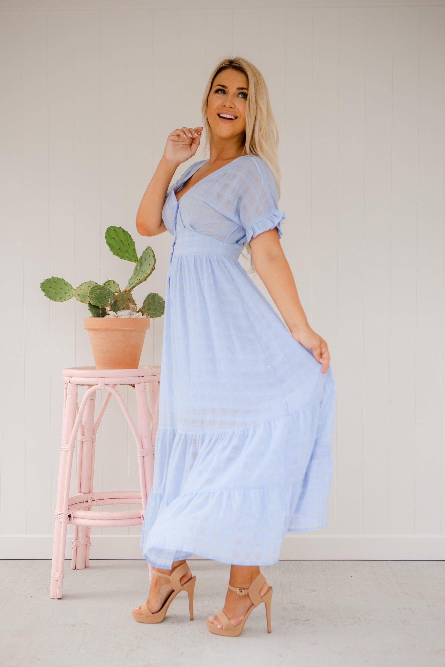 Luisa Dress - Baby Blue