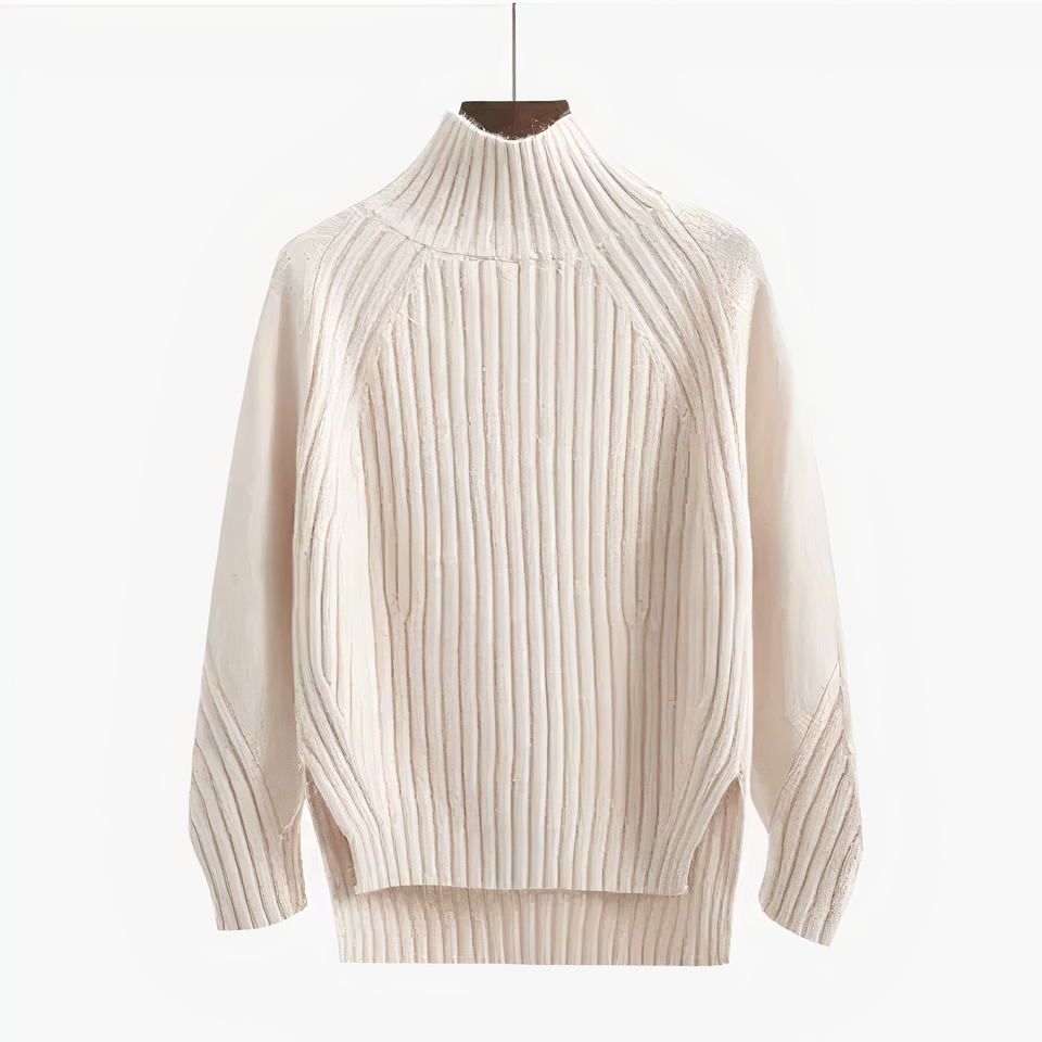 Ivyshape | Round-Neck Knitted Sweater