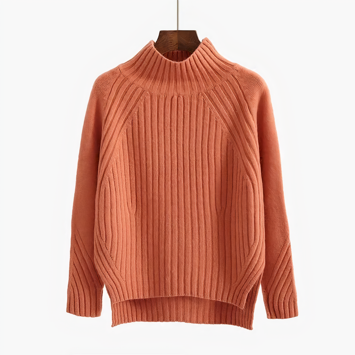 Ivyshape | Round-Neck Knitted Sweater