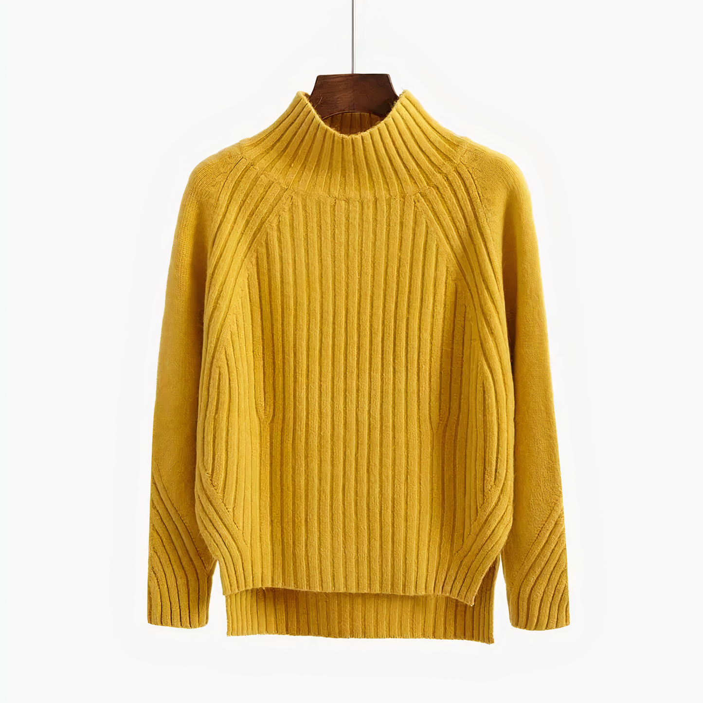 Ivyshape | Round-Neck Knitted Sweater