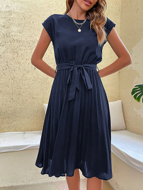 Summer Elegant Casual Loose Midi Dress | Ideal for Summer