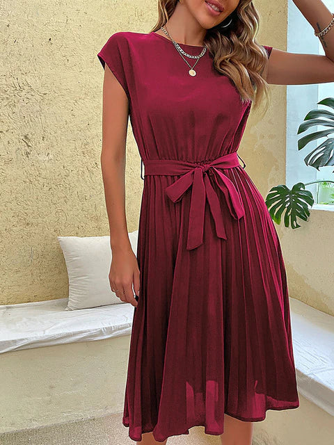 Summer Elegant Casual Loose Midi Dress | Ideal for Summer