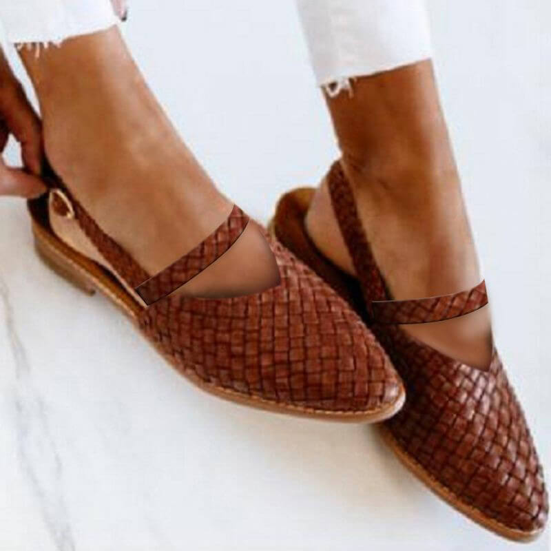 Ivyshape | Women's Rattan Sandals Stylish