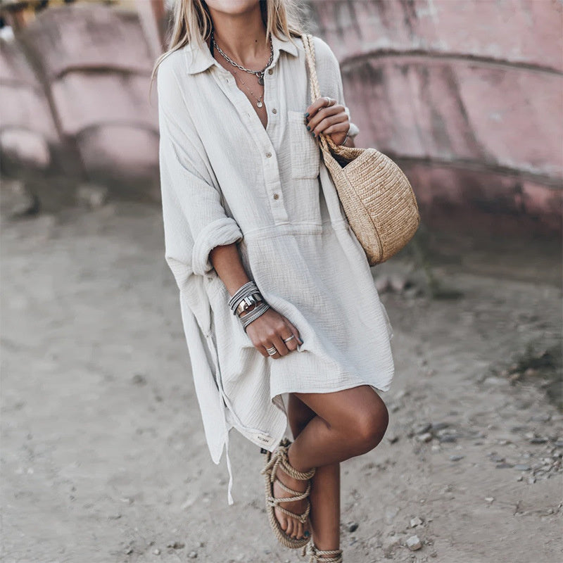 Summer Casual Loose Short Dress | Perfect for Casual Days