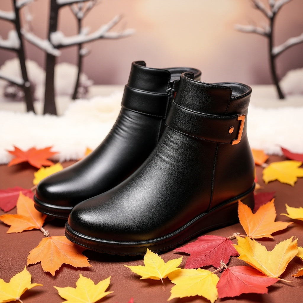 Ivyshape | Winter Comfort Ankle Boots