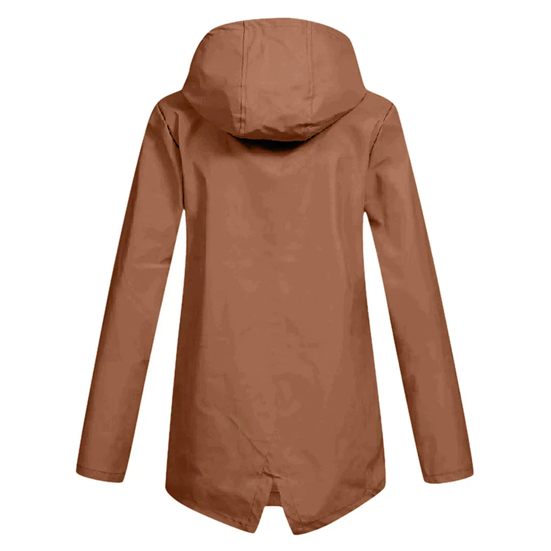 Ivyshape | Women's Long Rain Jacket Waterproof