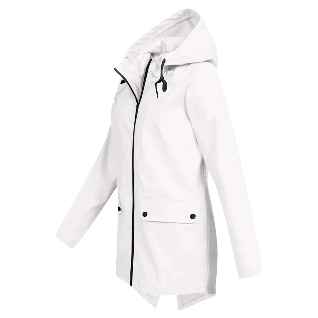 Ivyshape | Women's Long Rain Jacket Waterproof