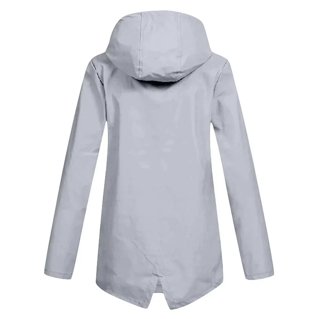 Ivyshape | Women's Long Rain Jacket Waterproof