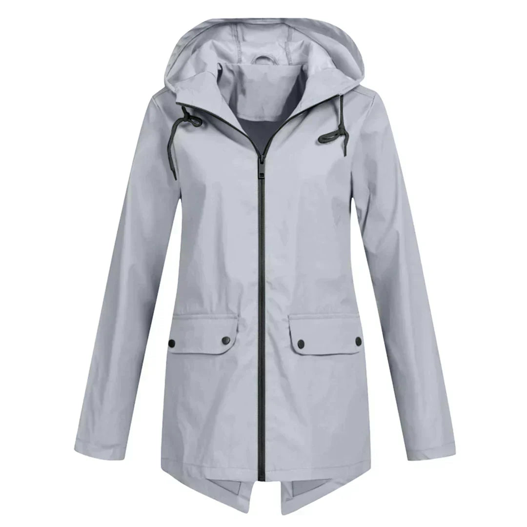 Ivyshape | Women's Long Rain Jacket Waterproof