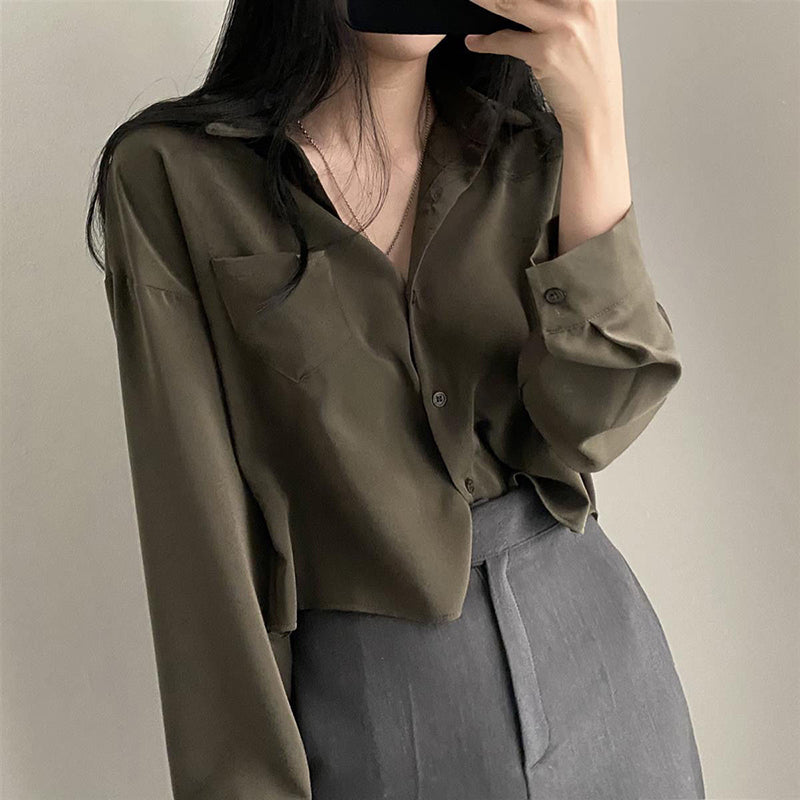 Women's Elegant Sunscreen Long Sleeve Office Blouse