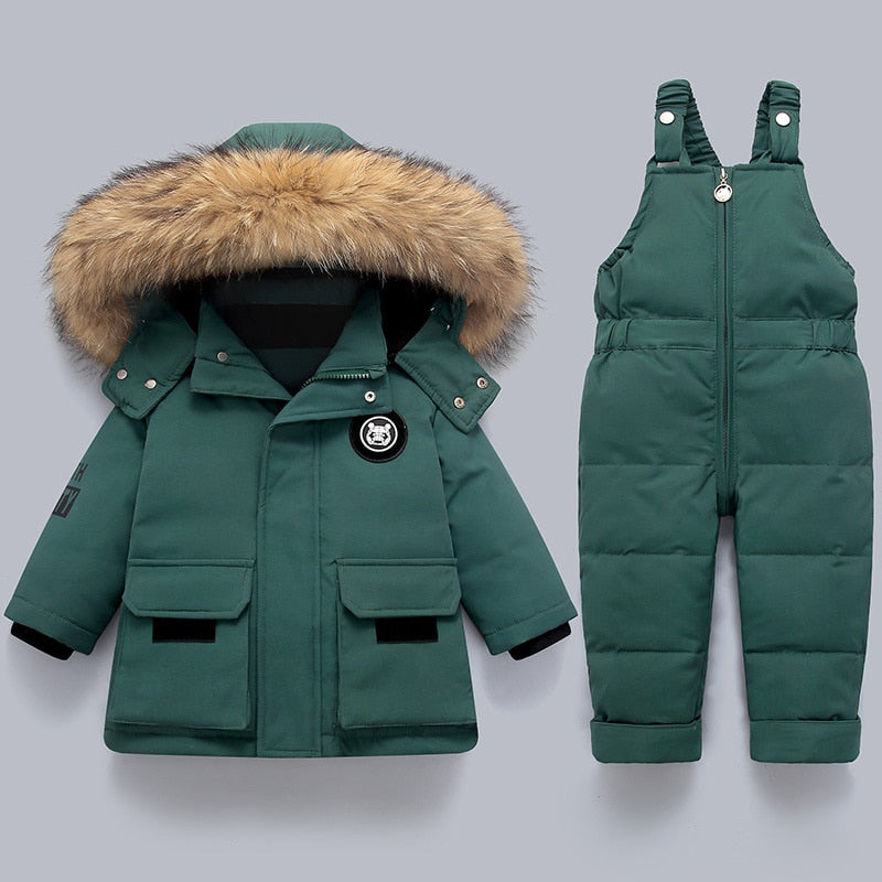 Ivyshape | Children's coat + overall