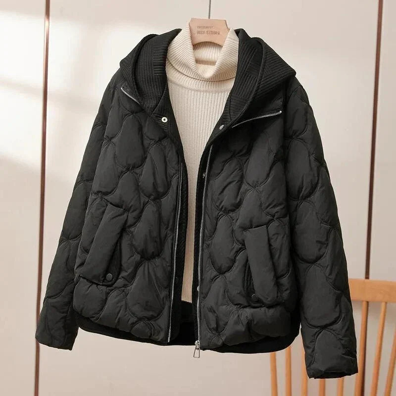 Ivyshape | Padded Jacket with Hood