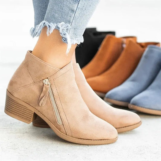 Ivyshape | Stylish Women's Ankle Boots for Every Occasion