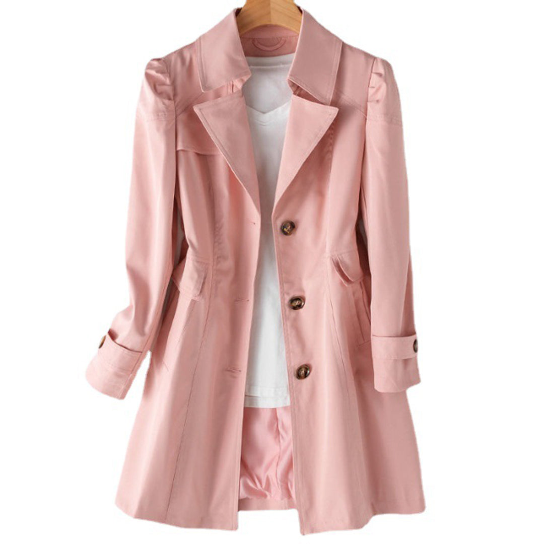 Ivyshape | Longer Trench Coat Rain Jacket for Women