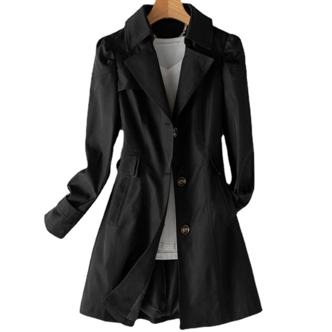 Ivyshape | Longer Trench Coat Rain Jacket for Women