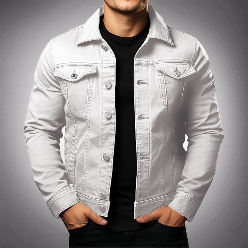 Ivyshape | Denim Jacket for Men for Comfort Versatility