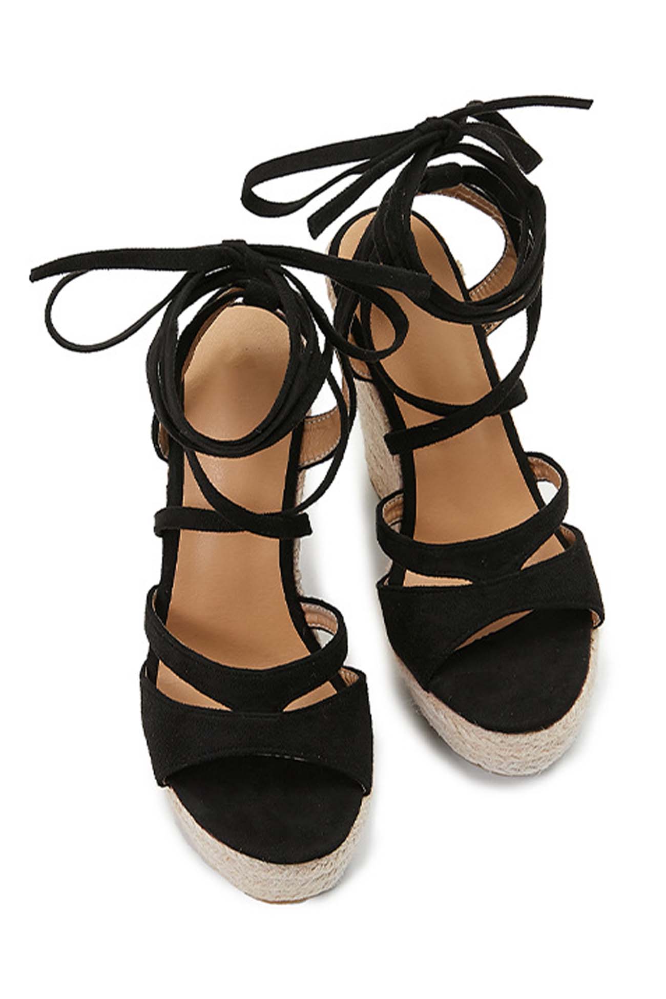 Up Espadrille Wedges Sandals