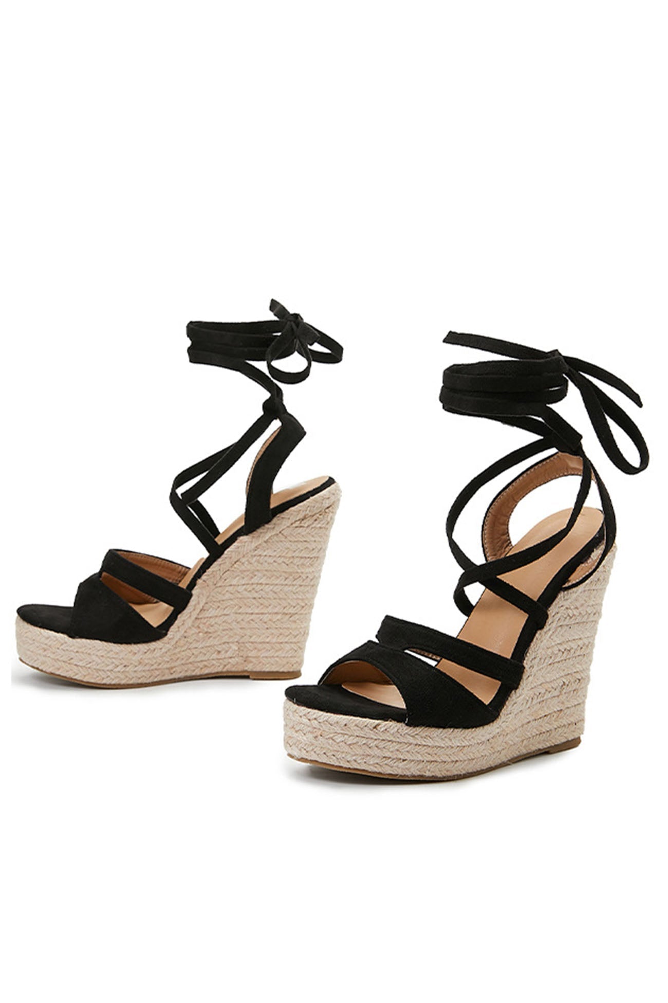 Up Espadrille Wedges Sandals