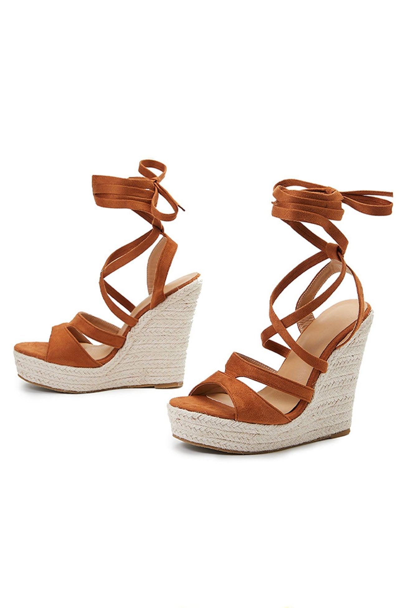 Up Espadrille Wedges Sandals