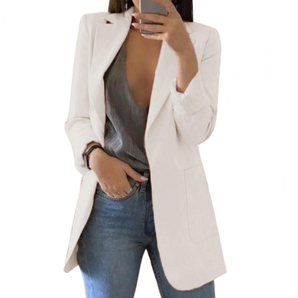 IvyShape | Elegant Long Blazer for Women