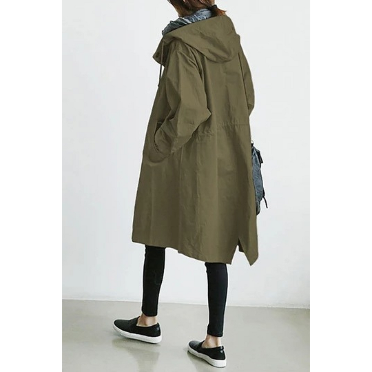 Long women's trench coat