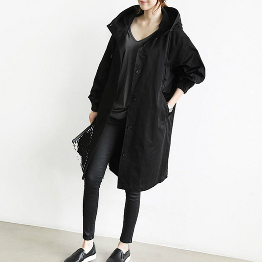 Long women's trench coat