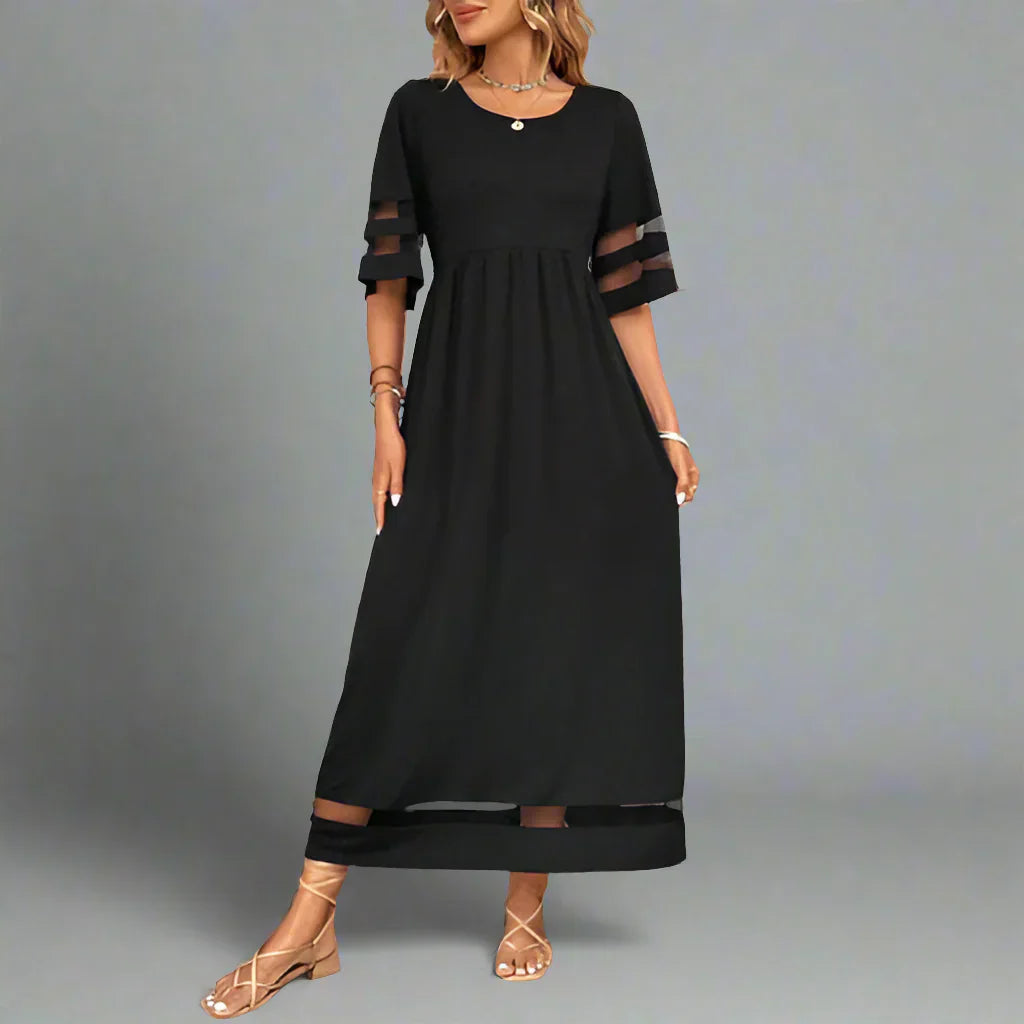 Ivyshape | Elegant Round Neck Dress