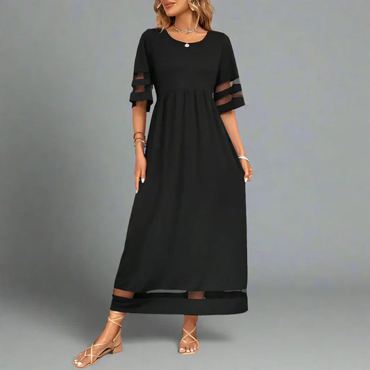 Ivyshape | Elegant Round Neck Dress
