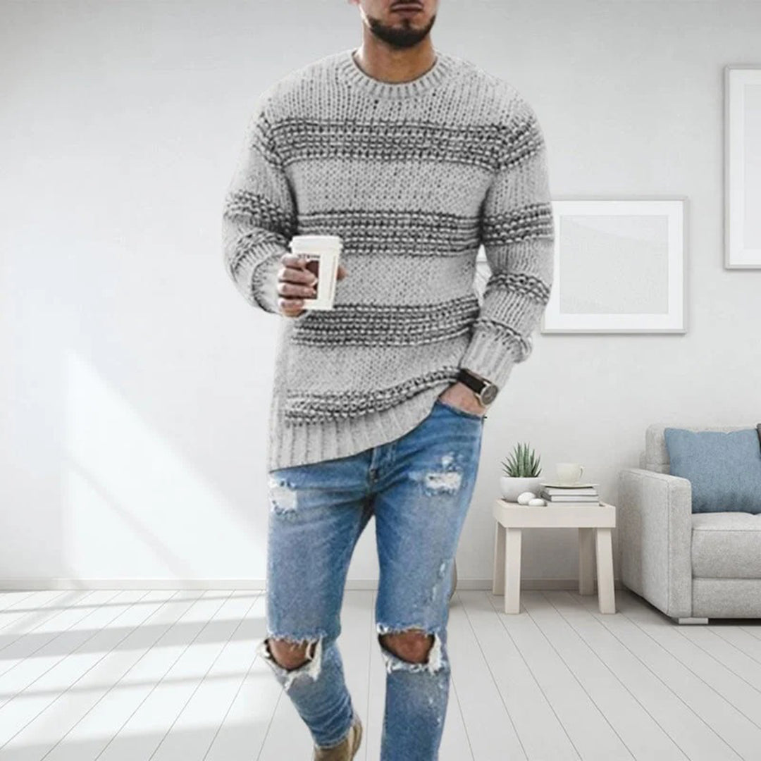 Ivyshape | Men'S Sweater Cozy Knit