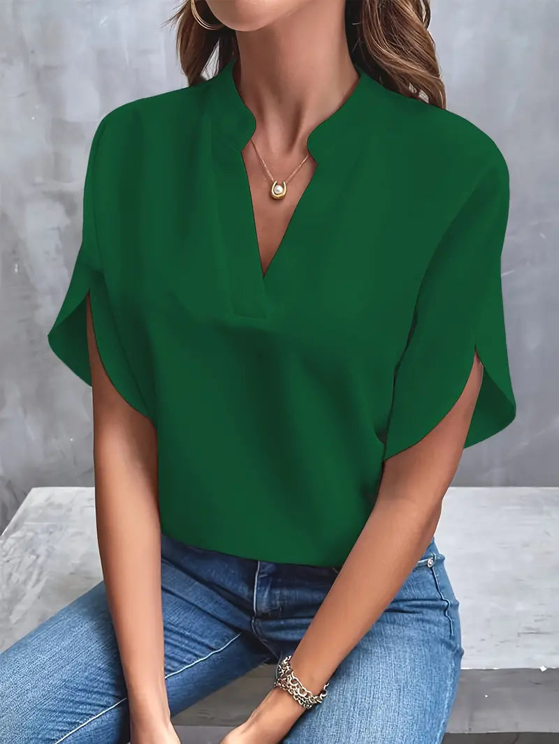 Ivyshape | Stylish and Breathable Lightweight Blouse for Everyday Elegance