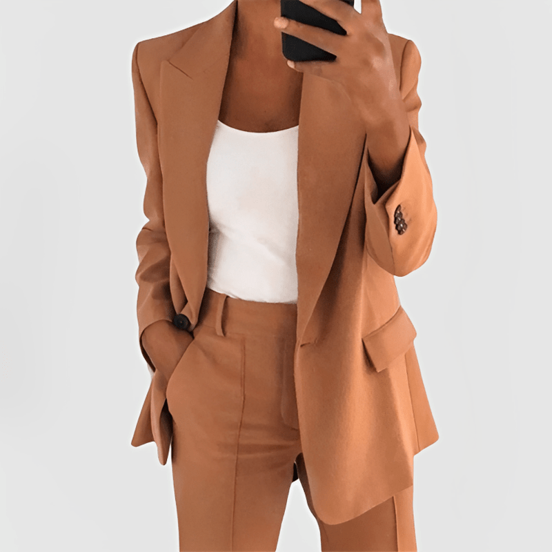 Ivyshape | Luxe Blazer Set for Elegance and Comfort