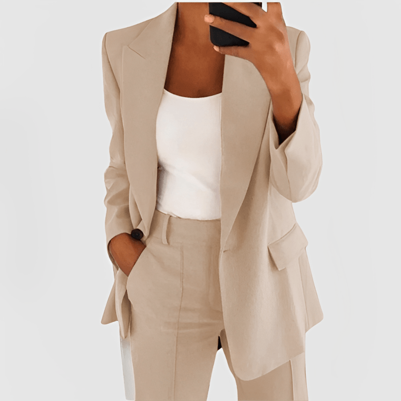 Ivyshape | Luxe Blazer Set for Elegance and Comfort