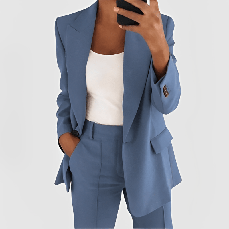 Ivyshape | Luxe Blazer Set for Elegance and Comfort