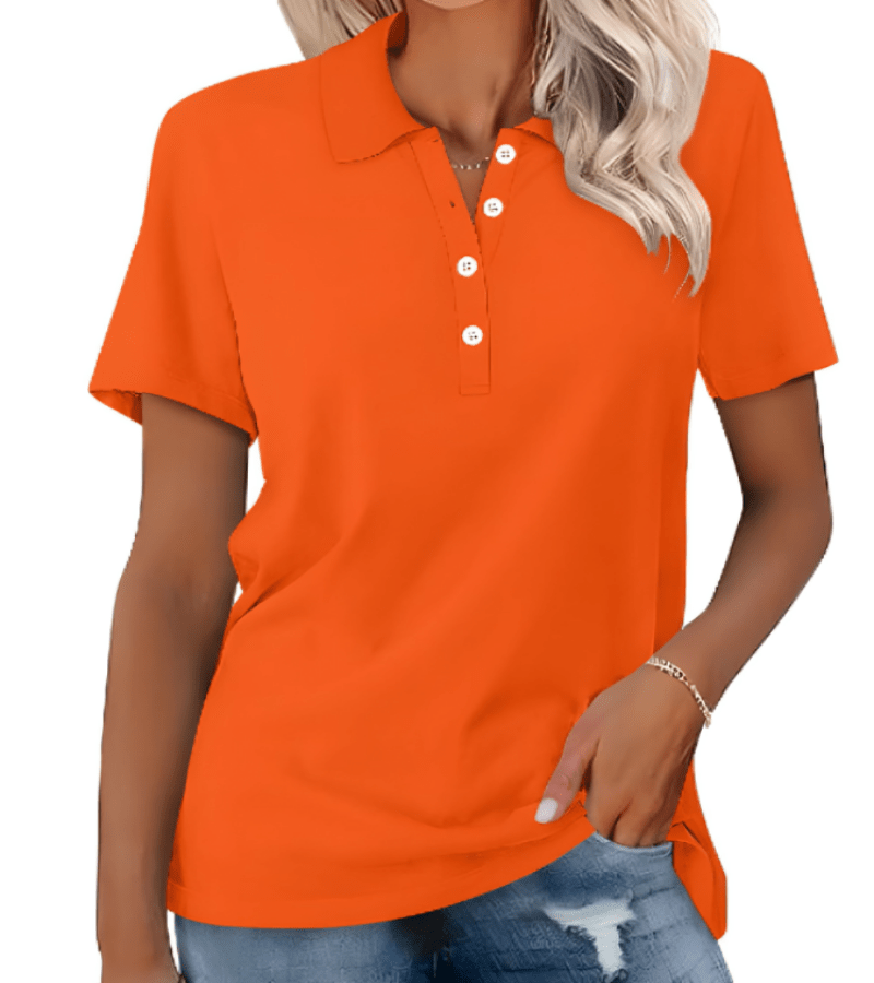 Ivyshape | Women's Cool Summer Polo Shirt Stylish & Breathable