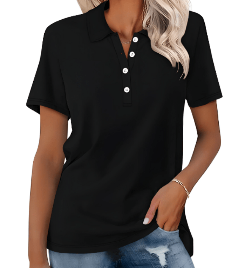 Ivyshape | Women's Cool Summer Polo Shirt Stylish & Breathable