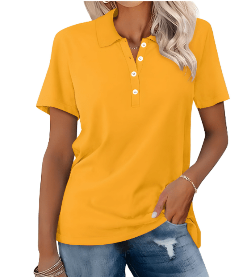 Ivyshape | Women's Cool Summer Polo Shirt Stylish & Breathable