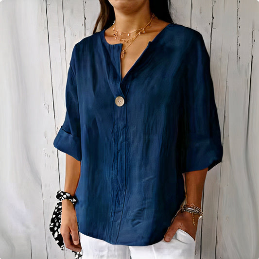 Ivyshape | Women's Casual Cotton Shirt Comfort & Style Redefined