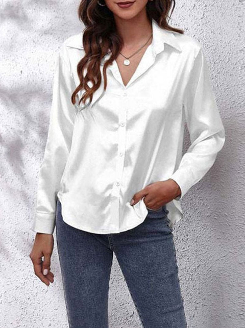 Ivyshape | Women's Long Sleeve Shirt Blanca Stylish & Versatile