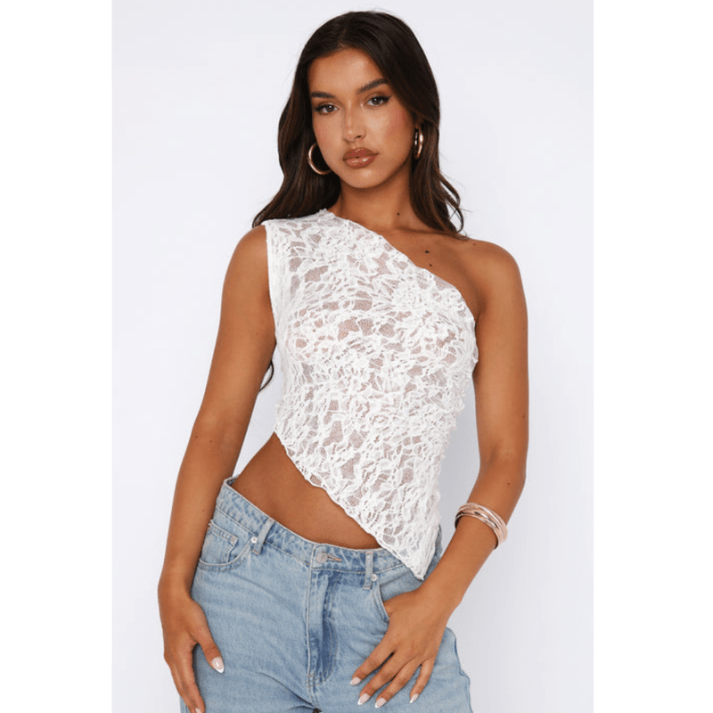 Ivyshape | Women's Lacey Summer Top Elegant & Breezy Style