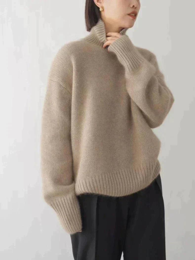 Ivyshape | Women'S Thick Turtleneck Cashmere Sweater