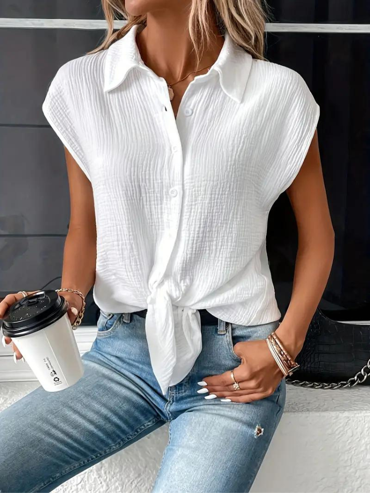 Ivyshape | Women's Chic Blouse Sleeveless